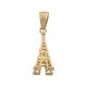 Colgante Torre Eiffel Oro 1ª Ley 18 Kilates