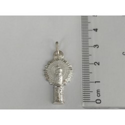 Medalla Virgen Del Pilar Plata 925mm