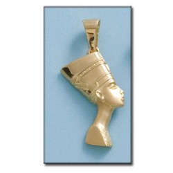 Cabeza con Cara de Nefertiti Oro 1ª Ley