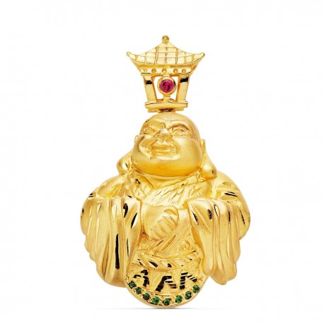 Colgante Buda Oro 1ª Ley 18 Kilates