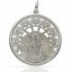 Cadena Y Medalla Virgen Del Rocio Plata 1ª Ley 925mm