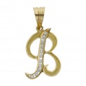 Colgante Inicial Oro 1ª Ley 18 Kilates