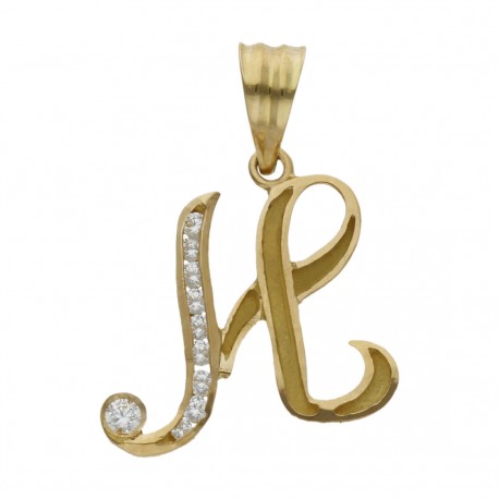 Colgante Inicial Oro 1ª Ley 18 Kilates