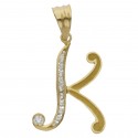 Colgante Inicial Oro 1ª Ley 18 Kilates