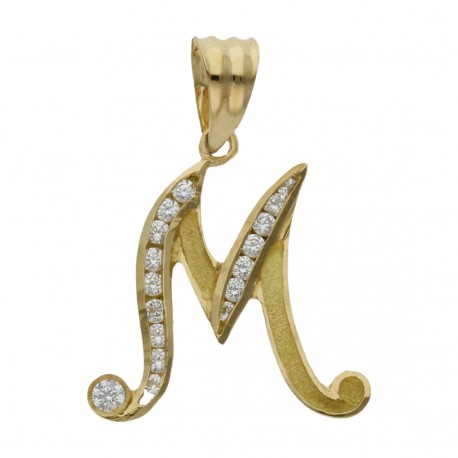 Colgante Inicial Oro 1ª Ley 18 Kilates