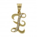 Colgante Inicial Oro 1ª Ley 18 Kilates