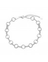 Pulsera Plata 1ª Ley y circonitas