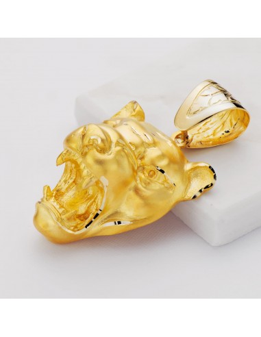 colgante puma caballero oro 1 ley 18 kilates