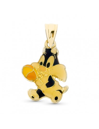 colgante gato silvestre oro 1 ley 18 kilates