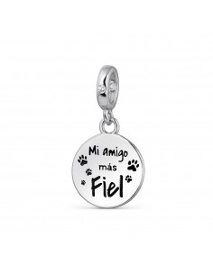 Charm Abalorio "Mi Amigo más Fiel" en Plata 925 | Compatible con Pandora