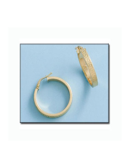 Pendientes Aros Oro 1ª Ley 18 kilates