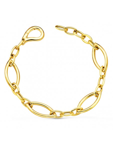 Pulsera Eslabones Oro 1ª Ley 18 Kilates