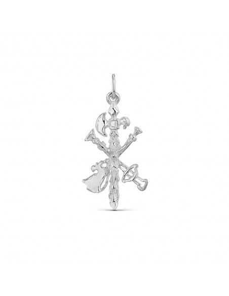 Colgante Plata 1 Ley Cruz de la Legión