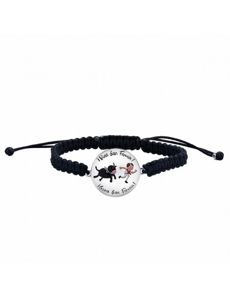 Pulsera Hilo trabajado y Plata 1 Ley San Fermin