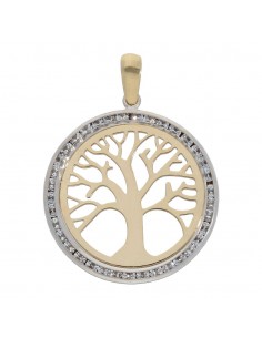 Colgante árbol de la vida 18 kilates