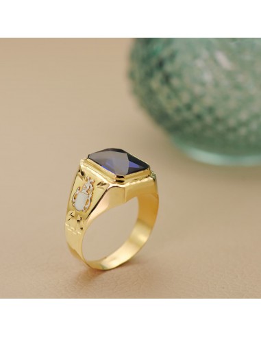 sello caballero oro 1 ley 18 kilates