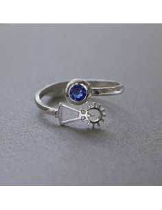 Sortija Virgen Pilar Plata Circonita