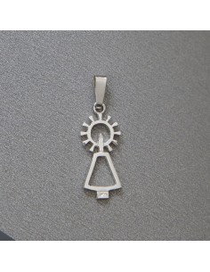 Colgante Virgen del Pilar en Plata de Ley 925mm | Joyería Lahoz