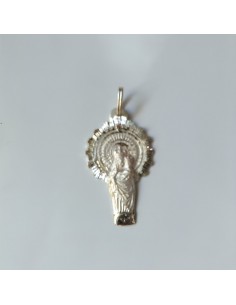 Colgante Virgen del Pilar Plata 1ª Ley
