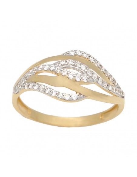 Sortija Circonitas Oro 1ª Ley 18 Kilates