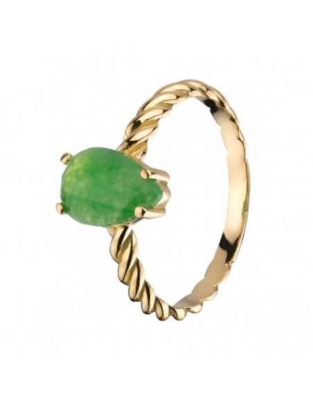 Sortija Color Oro 1ª Ley 18 Kilates