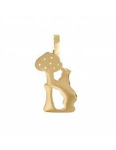 Colgante Oso y Madroño Oro 1ª Ley 18 Kilates