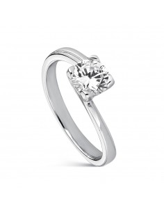 Sortija Solitario de Plata 925 con Circonita | Envío Gratis