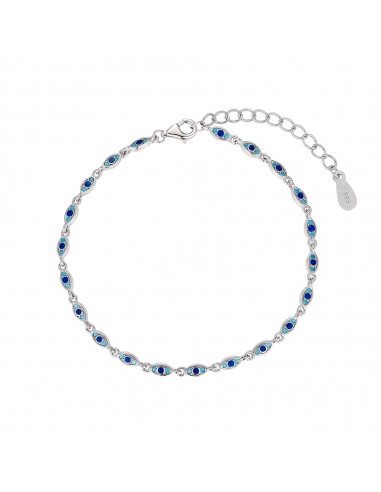 Pulsera de Plata Rodinada con Zafiros y Turquesas | Elegancia Única