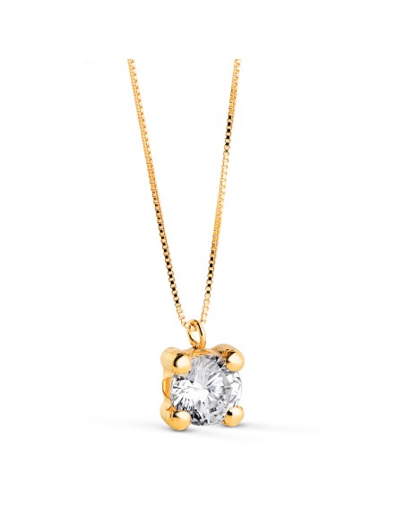 Cadena Veneciana Oro y Colgante Garras Oro