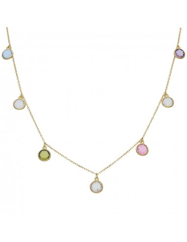 Cadena Oro con colgantes