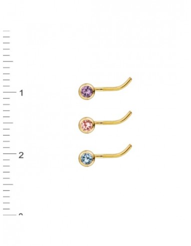 Piercing Nariz Oro 1ª Ley 18 Kilates