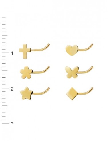 Piercing Nariz Oro 1ª Ley 18 Kilates