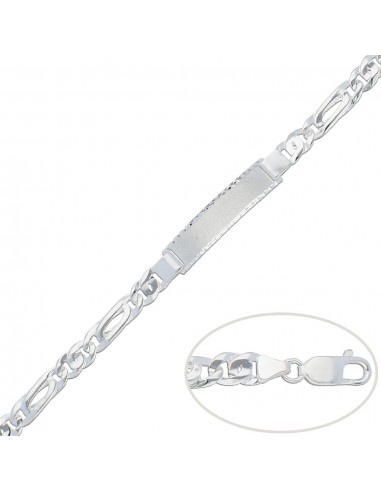 Pulsera Nomeolvides Caballero Plata 1ª Ley 925mm