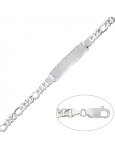 Pulsera Nomeolvides Caballero Plata 1ª Ley 925mm