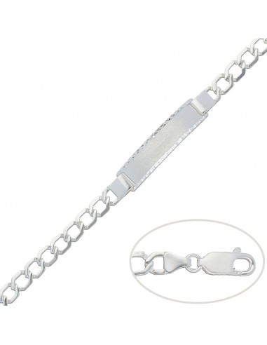 Pulsera Nomeolvides Caballero Plata 1ª Ley 925mm