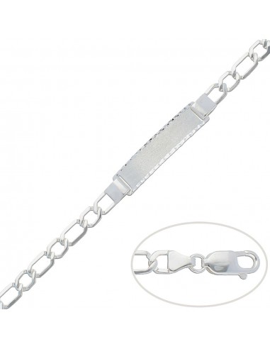 Pulsera Nomeolvides Caballero Plata 1ª Ley 925mm