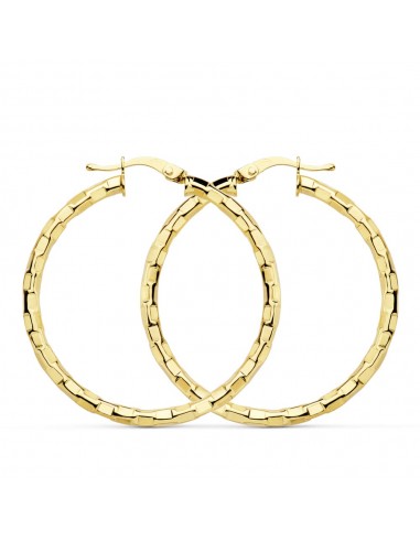 Pendientes Aros Oro 1ª Ley 18 Kilates