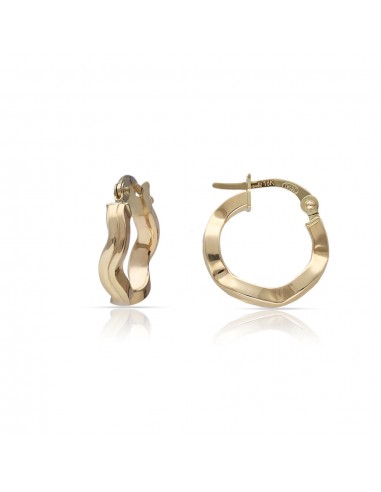 Pendientes Aros Oro 1ª Ley 18 Kilates