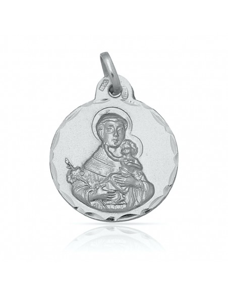Medalla San Antonio Plata 1ª Ley 925mm