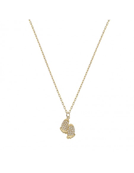 Cadena Con Colgante Pies Oro 1ª Ley 18 kilates