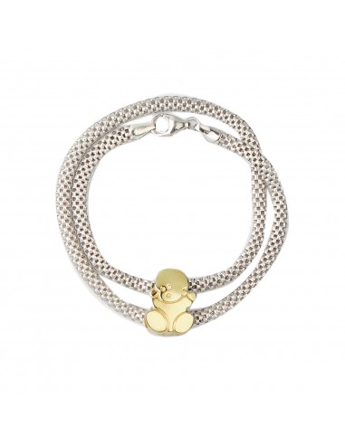 Pulsera Madre Niño en Oro y Plata – PCP-78