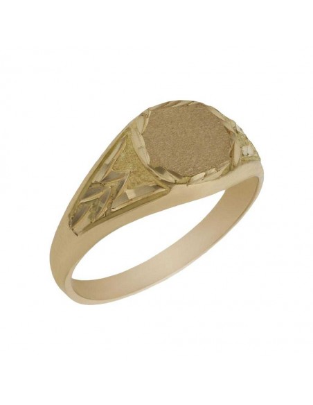 Sello Comunión Niño Oro 18K Óvalo | Lucarelli Joyas - Joyería Lahoz