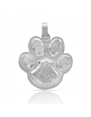 Colgante Guardacenizas Huella Perro Plata 1ª Ley 925mm