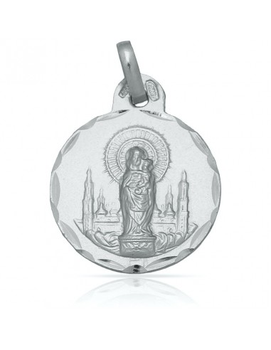 Medalla Virgen Del Pilar Plata 1ª Ley 925mm