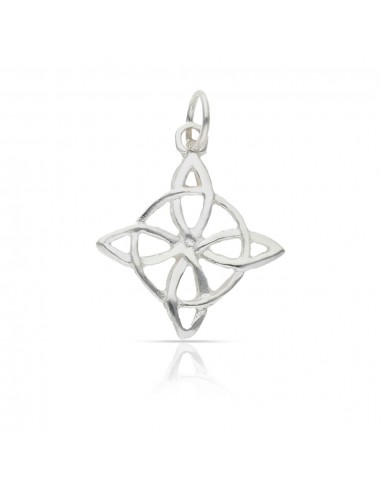 Colgante Nudo de Bruja Plata 1ª Ley 925mm