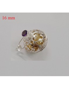 Colgante Labrado Llamador De Angeles Plata 1ª Ley 925mm