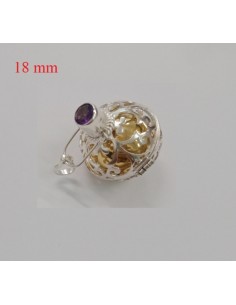 Colgante Labrado Llamador De Angeles Plata 1ª Ley 925mm