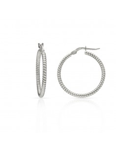 Pendientes Aros Plata 1ª Ley 925mm