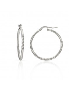 Pendientes Aros Plata 1ª Ley 925mm