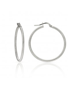 Pendientes Aros Plata 1ª Ley 925mm